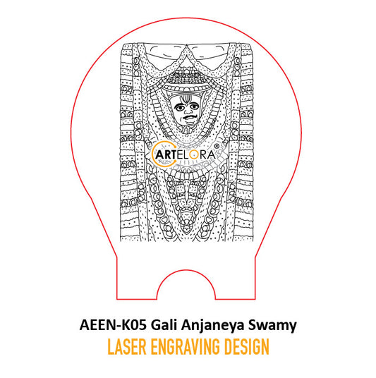 Laser Engraving Gali Anjaneya Swamy