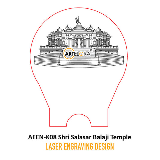 Laser Engraving Shri Salasar Balaji Temple
