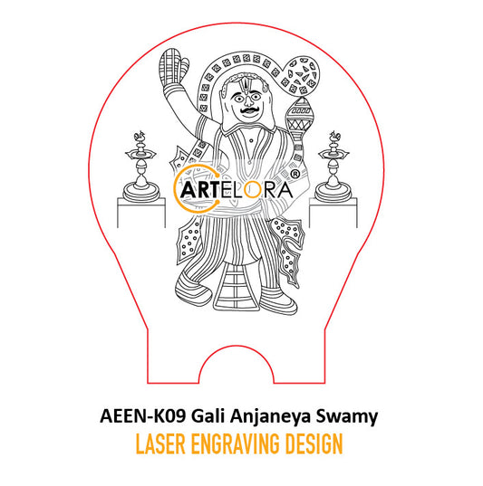 Laser Engraving Gali Anjaneya Swamy