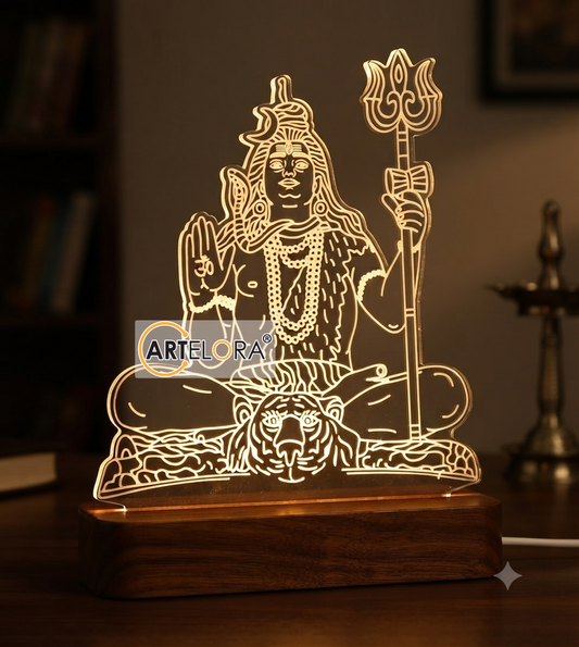 Laser Engraving Pumdikot Shiva Statue