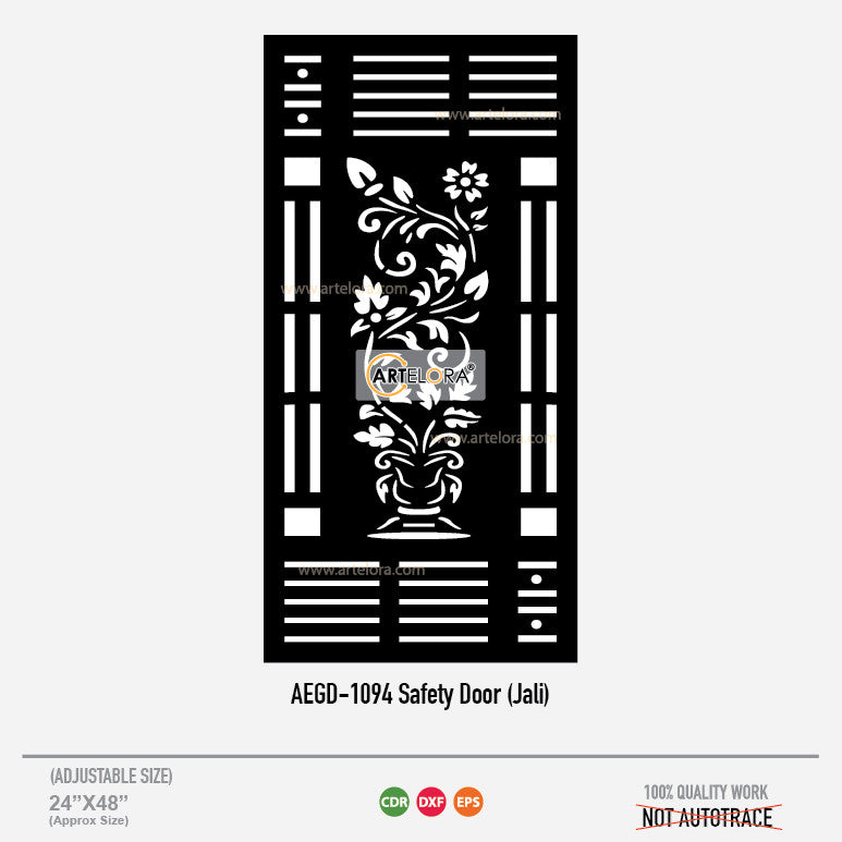 Grill Design Safety Door (Jali) Flower