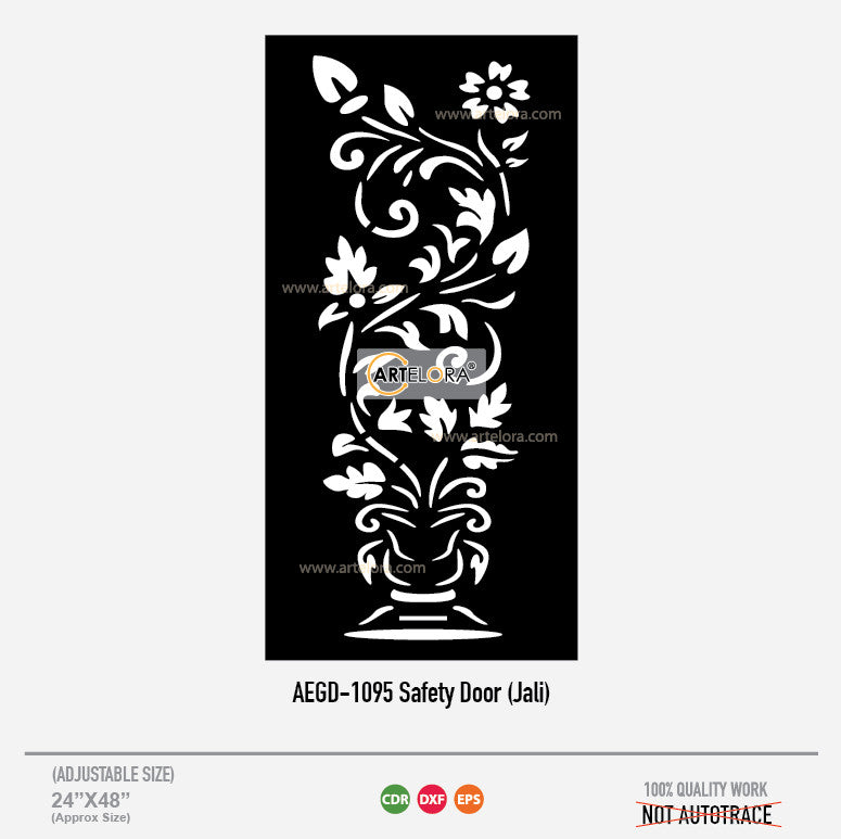 Grill Design Safety Door (Jali) Flower