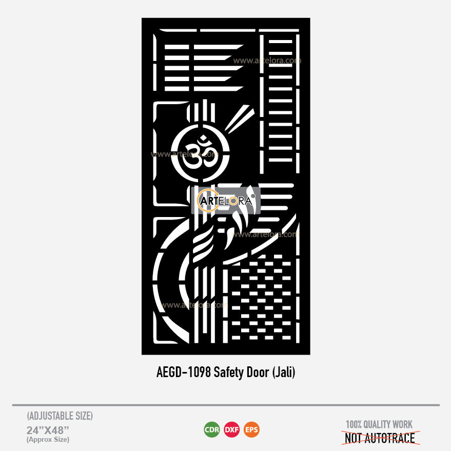 Grill Design Safety Door (Jali) OM