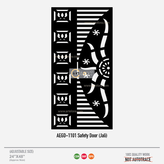 Grill Design Safety Door (Jali)