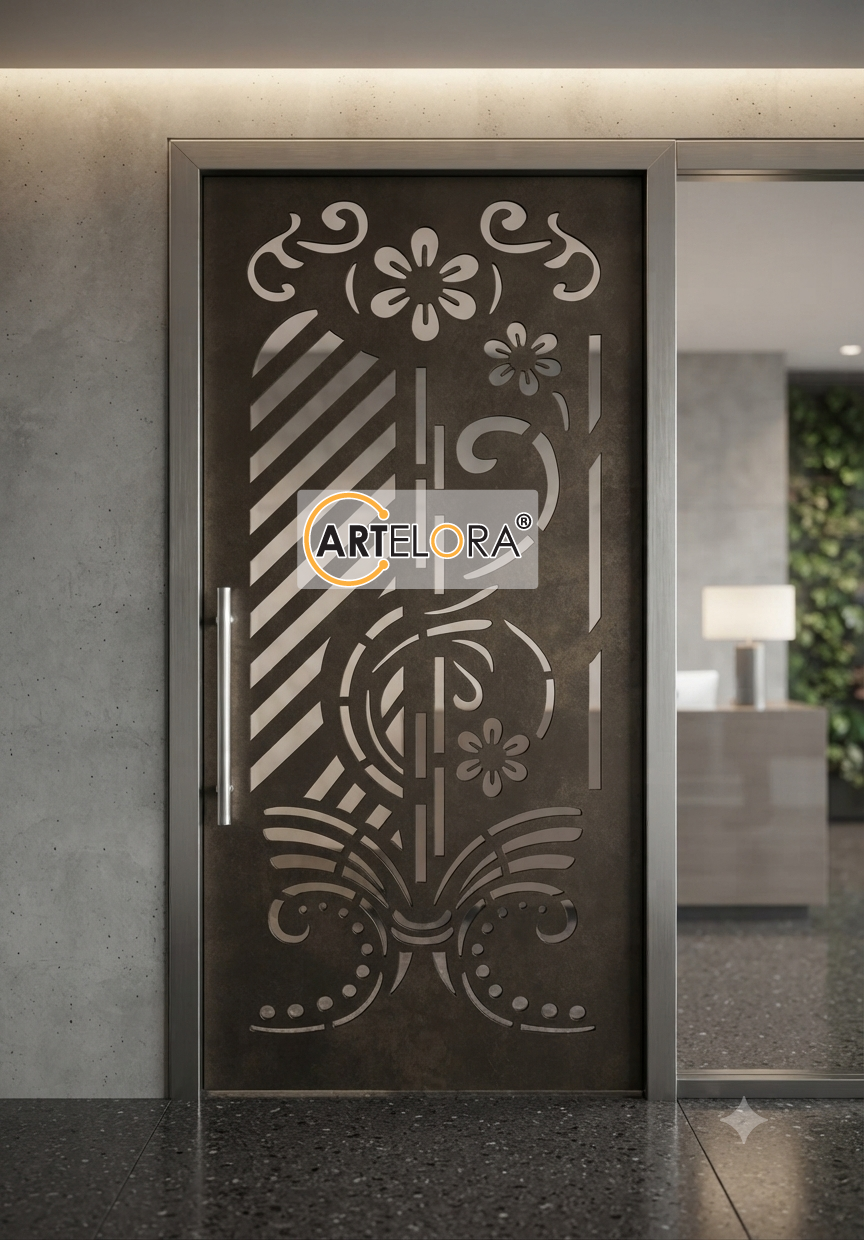 Grill Design Safety Door (Jali) Flower