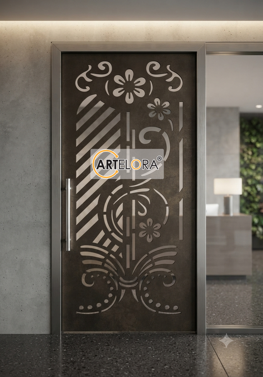 Grill Design Safety Door (Jali) Flower