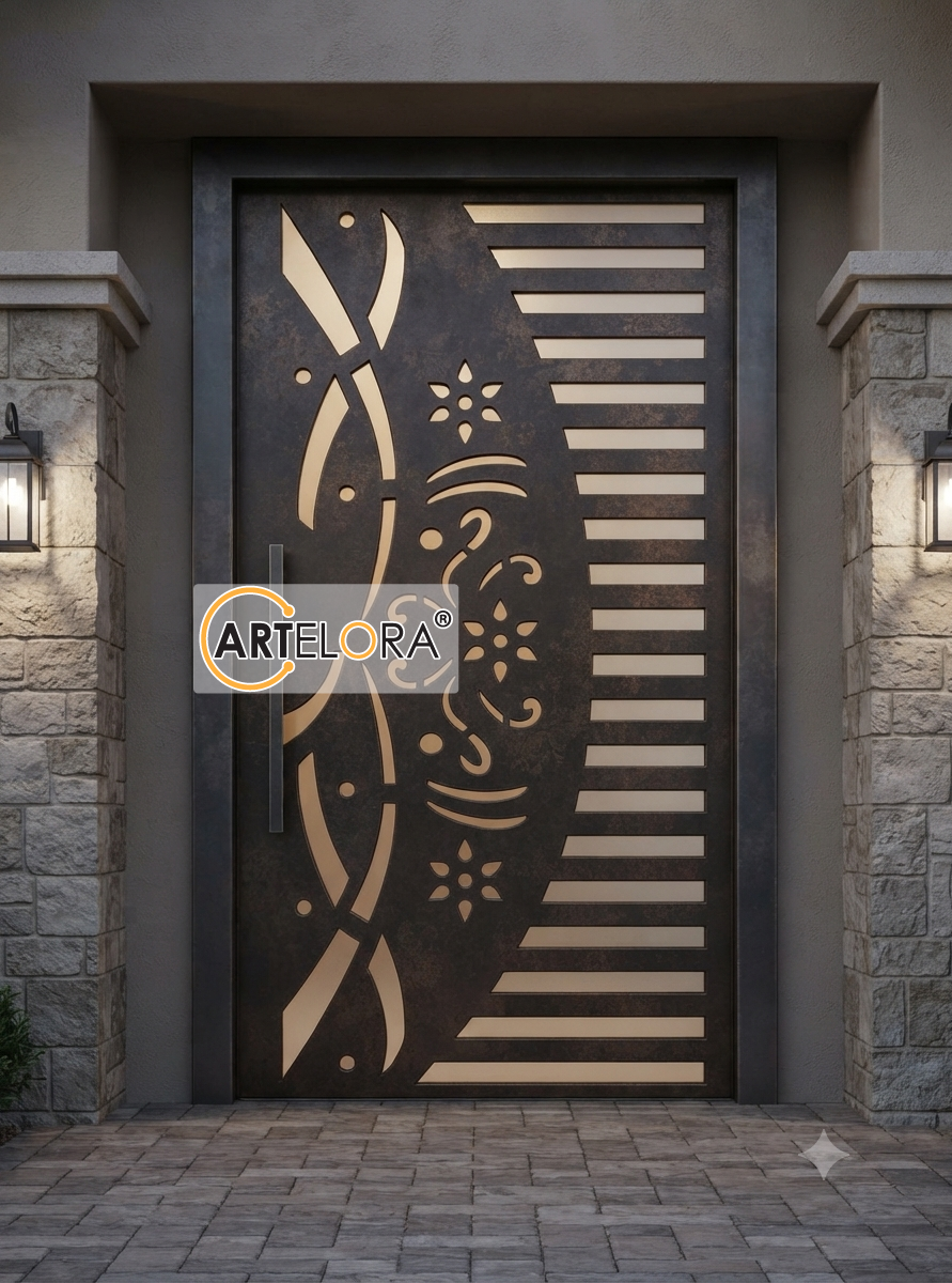 Grill Design Safety Door (Jali) Round