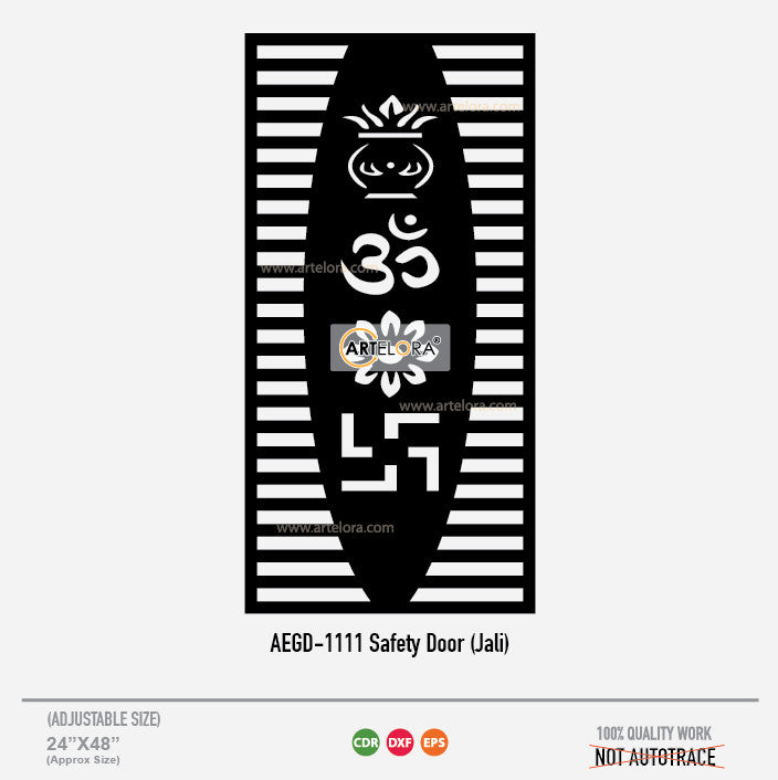 Grill Design Safety Door (Jali) OM