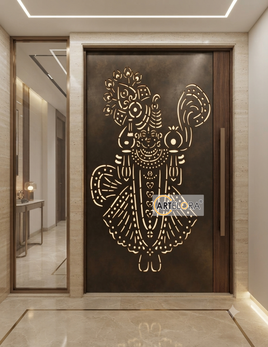 Grill Design Jay Dwarkadhish (Krishna) (Jali)