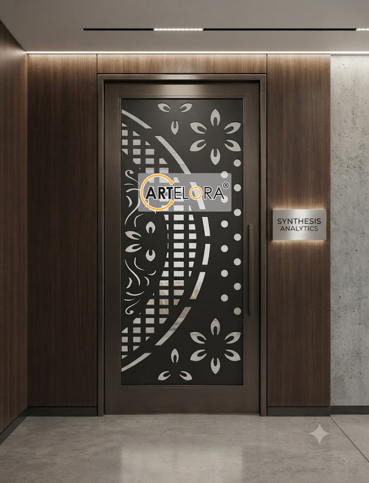 Grill Design Safety Door (Jali) Flower