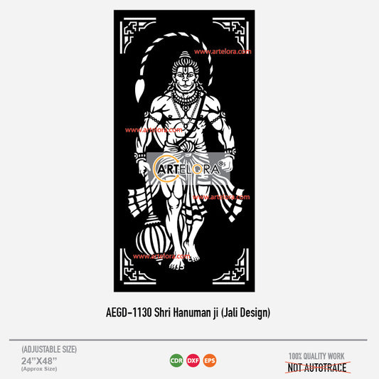 Grill Design Shri Hanuman ji (Jali Design)