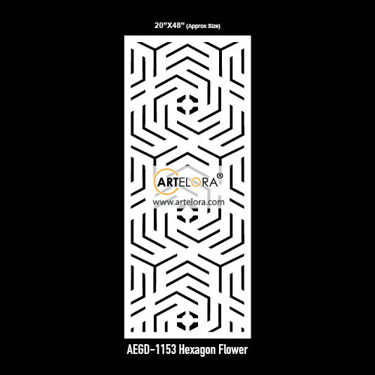 Grill Design Hexagon Flower