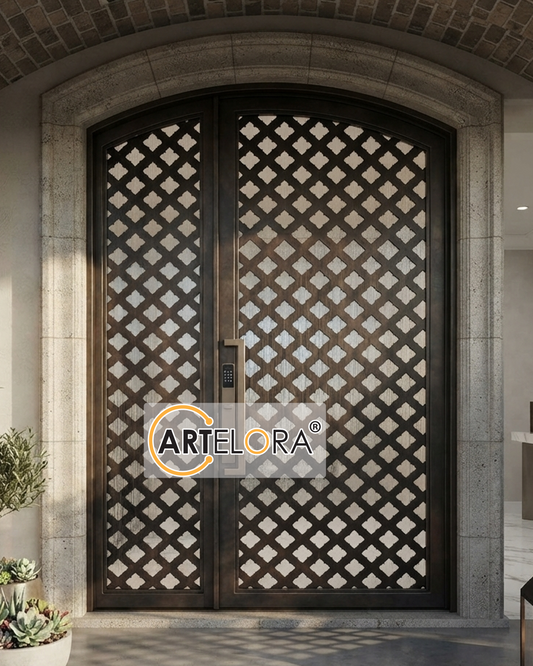 Grill Design Flower Pattern
