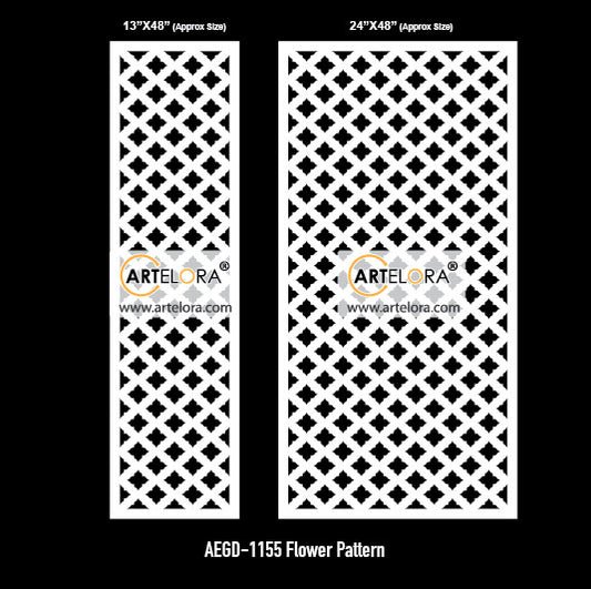 Grill Design Flower Pattern