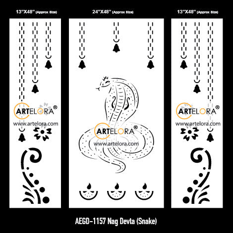 Grill Design Nag Devta (Snake)