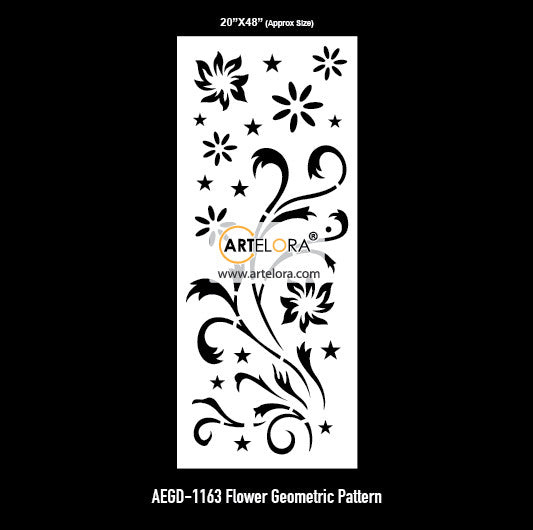 Grill Design Flower Geometric Pattern