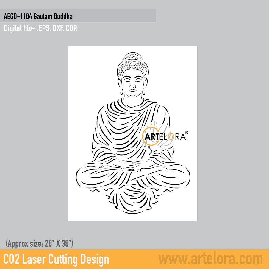 Grill Design Safety Door Gautam Buddha