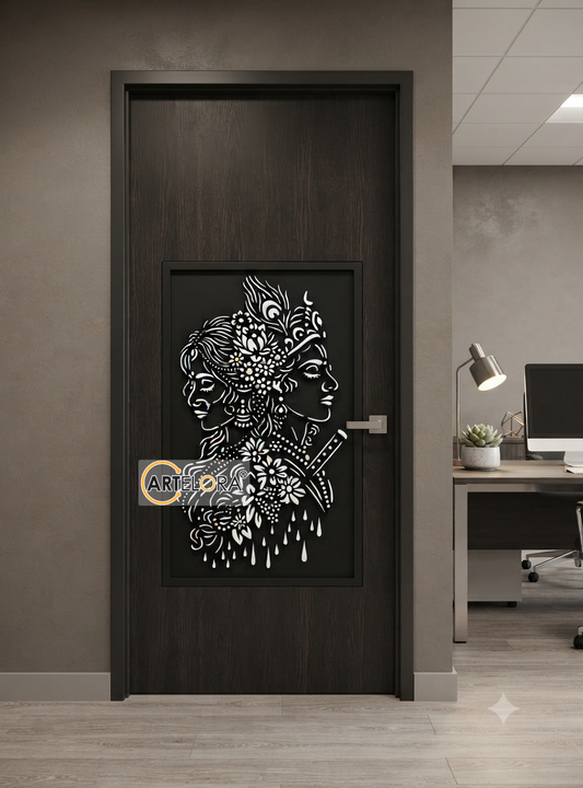 Grill Design Safety Door Radha Krishana