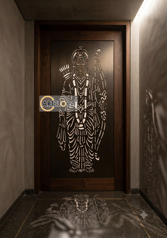 Grill Design Safety Door jay Shree Ram