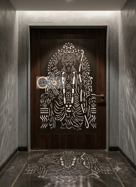 Grill Design Safety Door jay Shree Ram