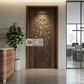 Grill Design Safety Door (Flower)