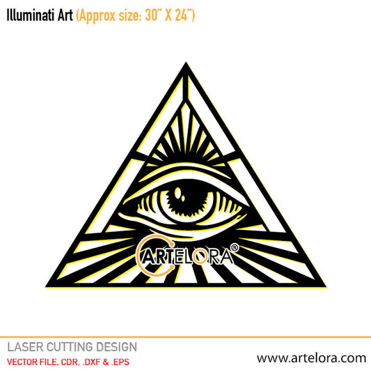 2D Modern Art Illuminati Art