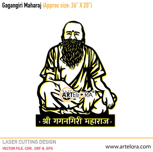 2D Modern Art Gagangiri Maharaj