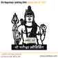 2D Modern Art Shri Nageshwar Jyotirling (Shiv)