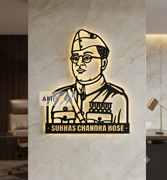 2D Modern Art Subhash Chandra Bose