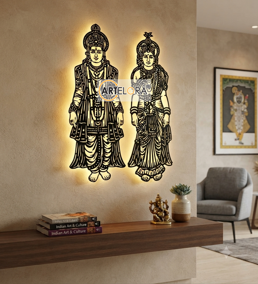 2D Modern Art Laxmi Narayan (Om Shanti)