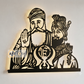 2D Modern Art Guru Nanak Dev Ji & Guru Gobind Singh ji