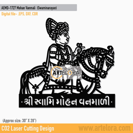 2D Modern Art Mohan Vanmali (Swaminarayan)