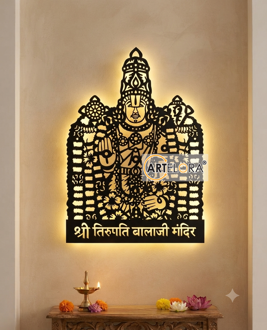 2D Modern Art Shri Tirupati Balaji