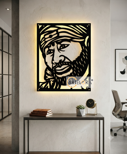 2D Modern Art Sai Baba Shirdi