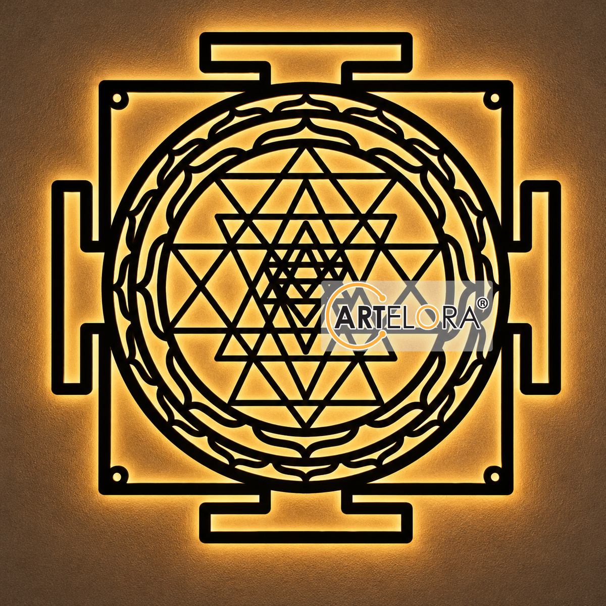 2D Modern Art shri Laxmi yantra