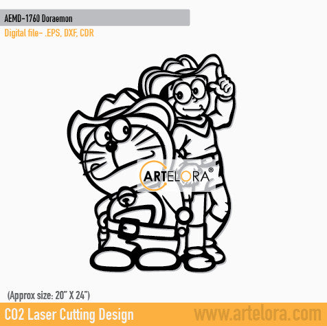 2D Modern Art Doraemon