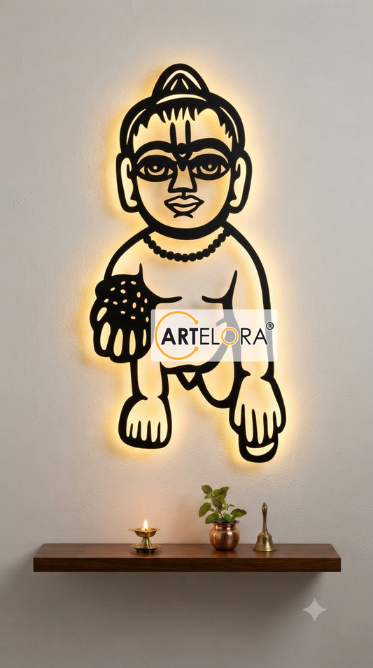 2D Modern Art Laddu Gopal
