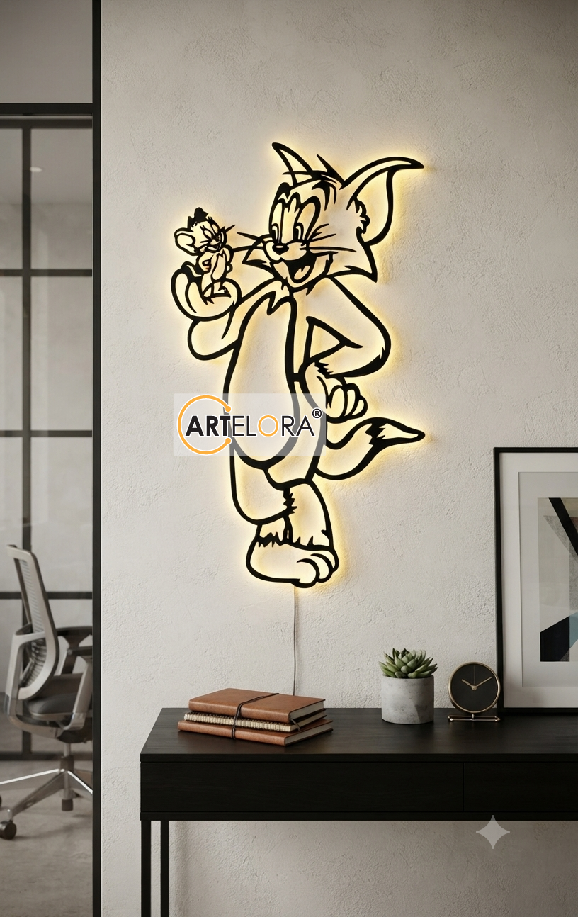 2D Modern Art Tom And Jerry