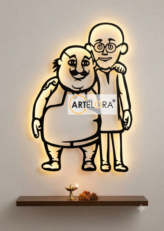 2D Modern Art Motu Patlu