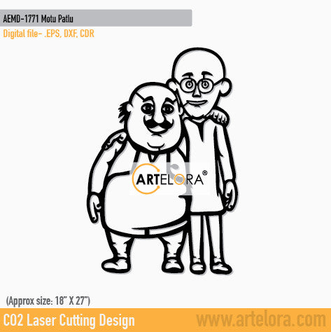 2D Modern Art Motu Patlu