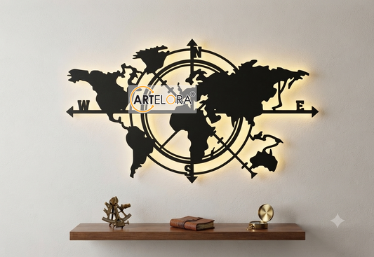 2D Modern Art World Map