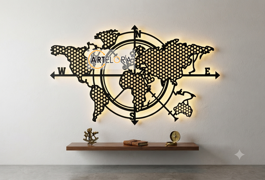 2D Modern Art World Map