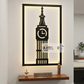 2D Modern Art Big Ben Clock