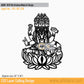 2D Modern Art Shri Brahma Metal Art Design