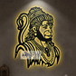 2D Modern Art Shri Hanuman Metal Art Design