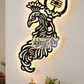 2D Modern Art Murugan Metal Art Design