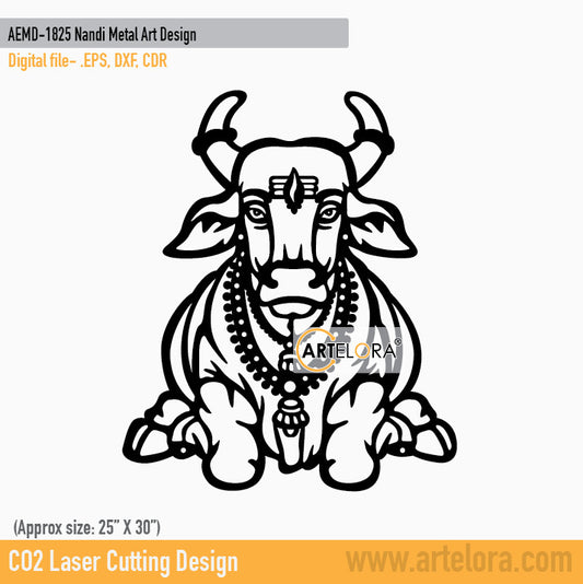 2D Modern Art Nandi Metal Art Design