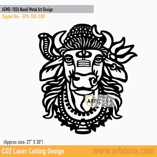 2D Modern Art Nandi Metal Art Design