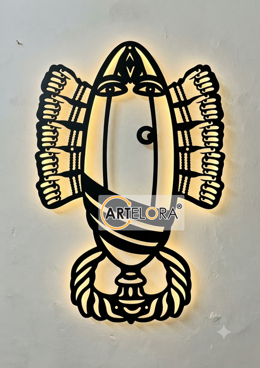 2D Modern Art Linga Bhairavi Devi Metal Art Design