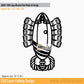 2D Modern Art Linga Bhairavi Devi Metal Art Design